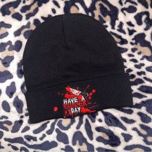 Spencer's Black 'Have a Killer Day' Beanie